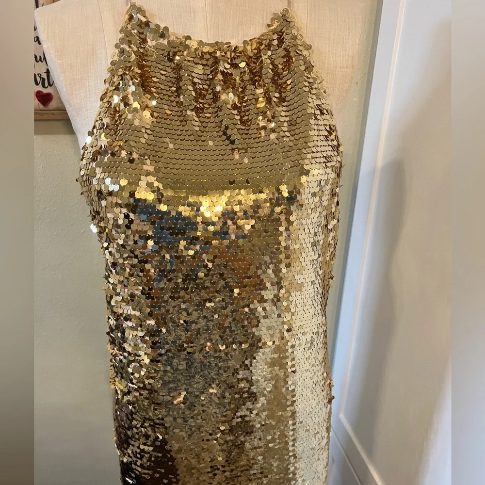 ANDREW CHARLES GOLD SEQUINS - Picture 6 of 11